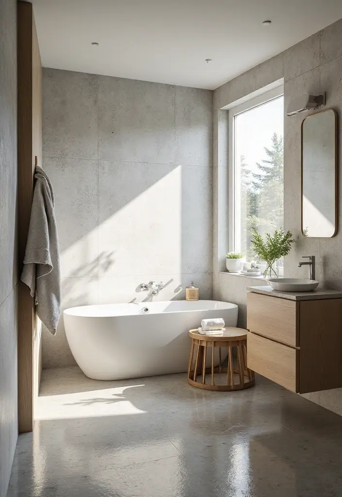 28 Small Scandinavian Bathroom Ideas That Look Bigger Instantly 28 28 Small Scandinavian Bathroom Ideas That Look Bigger Instantly - 28. Emphasizing Natural Light
