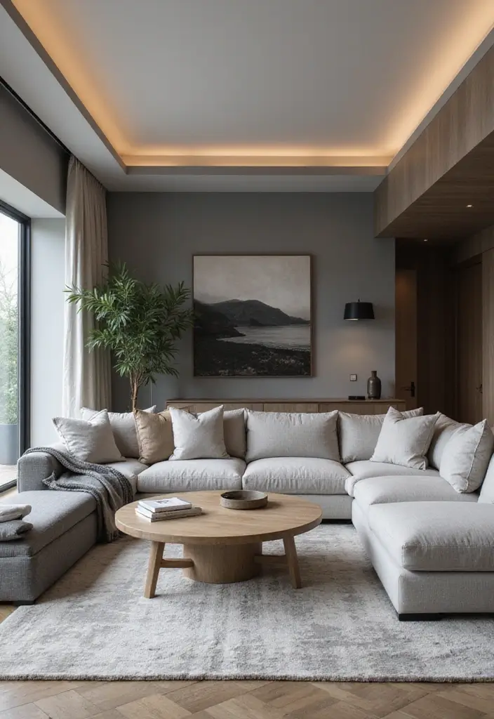 29 Grey Scandinavian Living Room Ideas for a Chic Aesthetic 10 29 Grey Scandinavian Living Room Ideas for a Chic Aesthetic - 10. Open Spaces with Flow