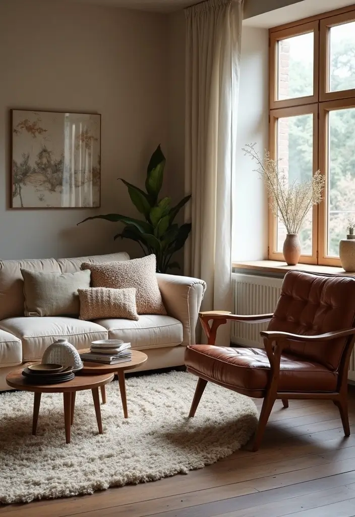 29 Grey Scandinavian Living Room Ideas for a Chic Aesthetic 5 29 Grey Scandinavian Living Room Ideas for a Chic Aesthetic - 5. Layered Textures