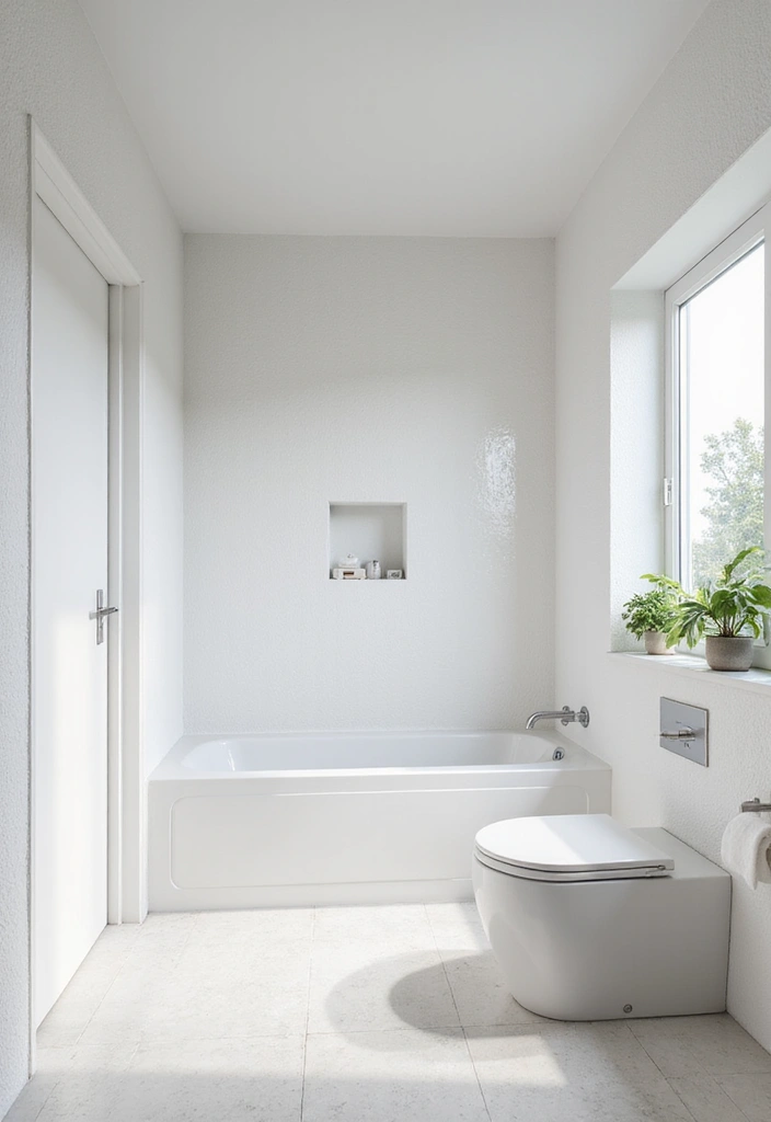 29 Scandinavian Bathroom Ideas for a Minimal Elegant Refresh 17 29 Scandinavian Bathroom Ideas for a Minimal Elegant Refresh - 17. White on White