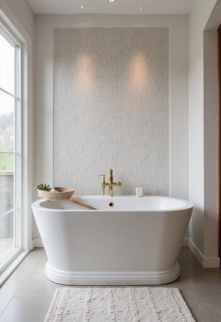 29 Scandinavian Bathroom Ideas for a Minimal Elegant Refresh 20 29 Scandinavian Bathroom Ideas for a Minimal Elegant Refresh - 20. Feature Walls