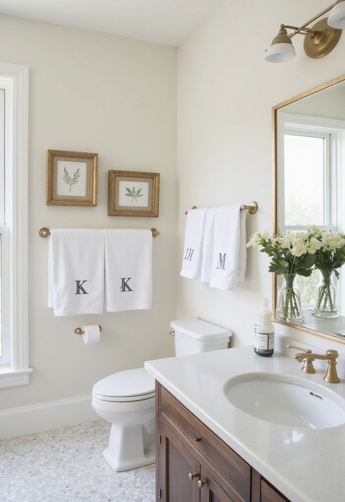 29 Scandinavian Bathroom Ideas for a Minimal Elegant Refresh 29 29 Scandinavian Bathroom Ideas for a Minimal Elegant Refresh - 29. Personalized Items