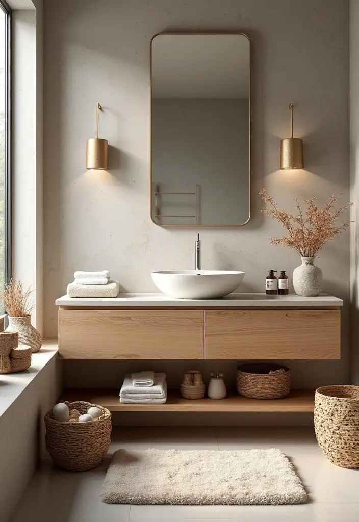 29 Scandinavian Bathroom Ideas for a Minimal Elegant Refresh 3 29 Scandinavian Bathroom Ideas for a Minimal Elegant Refresh - 3. Incorporate Textures