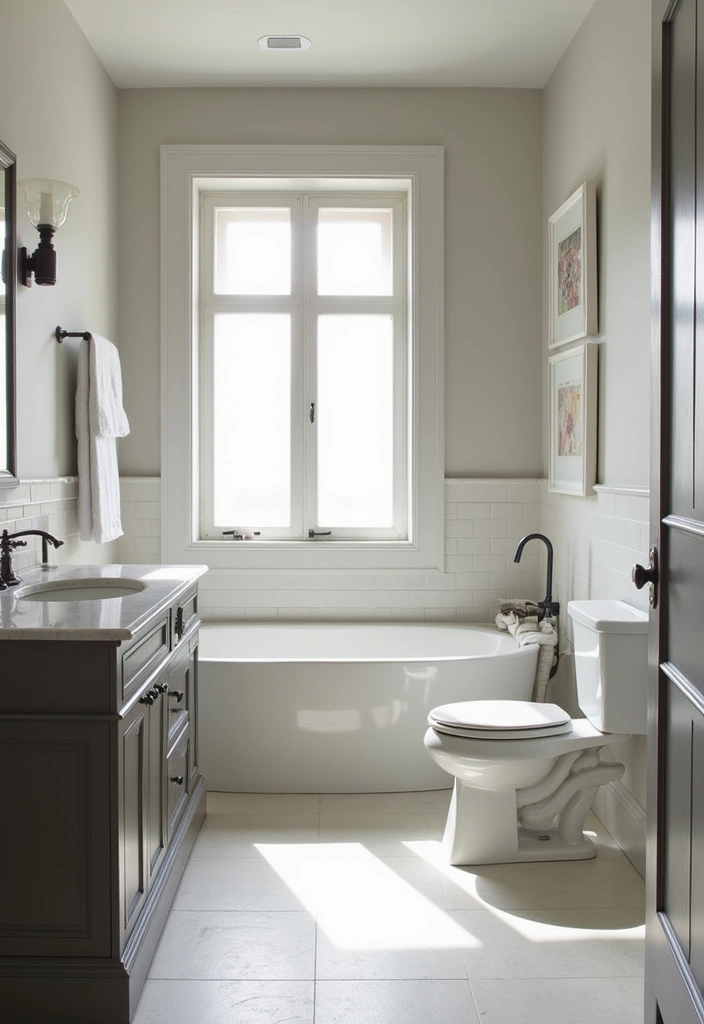 29 Scandinavian Bathroom Ideas for a Minimal Elegant Refresh 5 29 Scandinavian Bathroom Ideas for a Minimal Elegant Refresh - 5. Neutral Color Palette