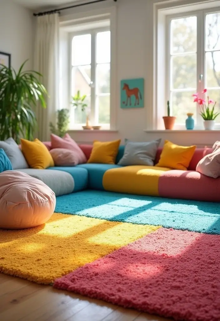 29 Scandinavian Flooring Ideas That Elevate Every Room 11 29 Scandinavian Flooring Ideas That Elevate Every Room - 11. Soft Carpet Tiles