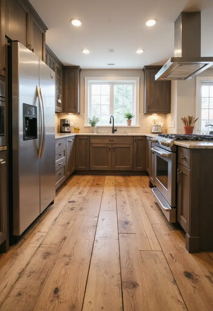 29 Scandinavian Flooring Ideas That Elevate Every Room 17 29 Scandinavian Flooring Ideas That Elevate Every Room - 17. Rustic Barn Wood Flooring