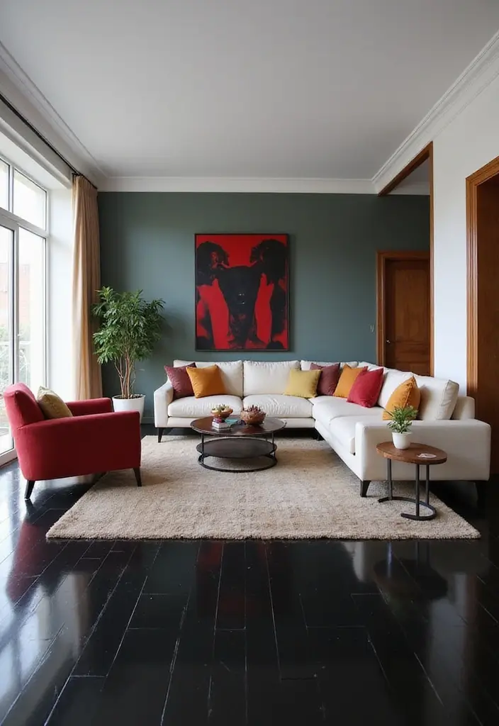 29 Scandinavian Flooring Ideas That Elevate Every Room 18 29 Scandinavian Flooring Ideas That Elevate Every Room - 18. Bold Black Flooring