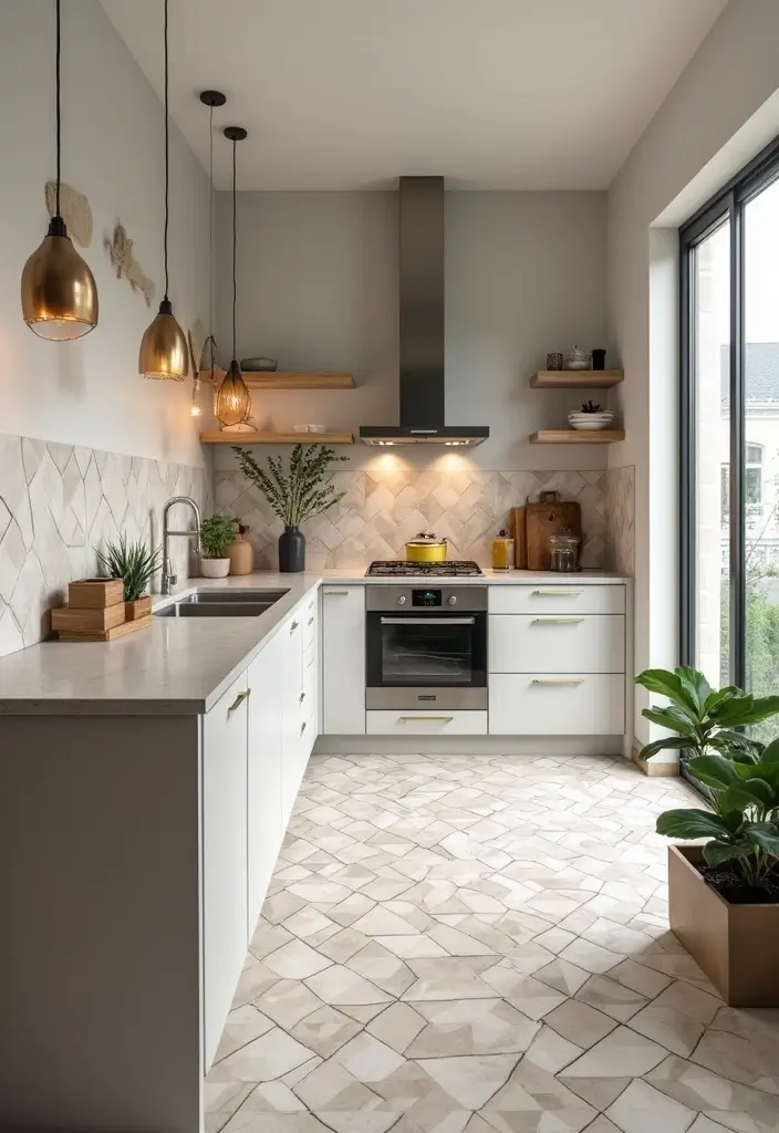 29 Scandinavian Flooring Ideas That Elevate Every Room 19 29 Scandinavian Flooring Ideas That Elevate Every Room - 19. Geometric Tile Designs