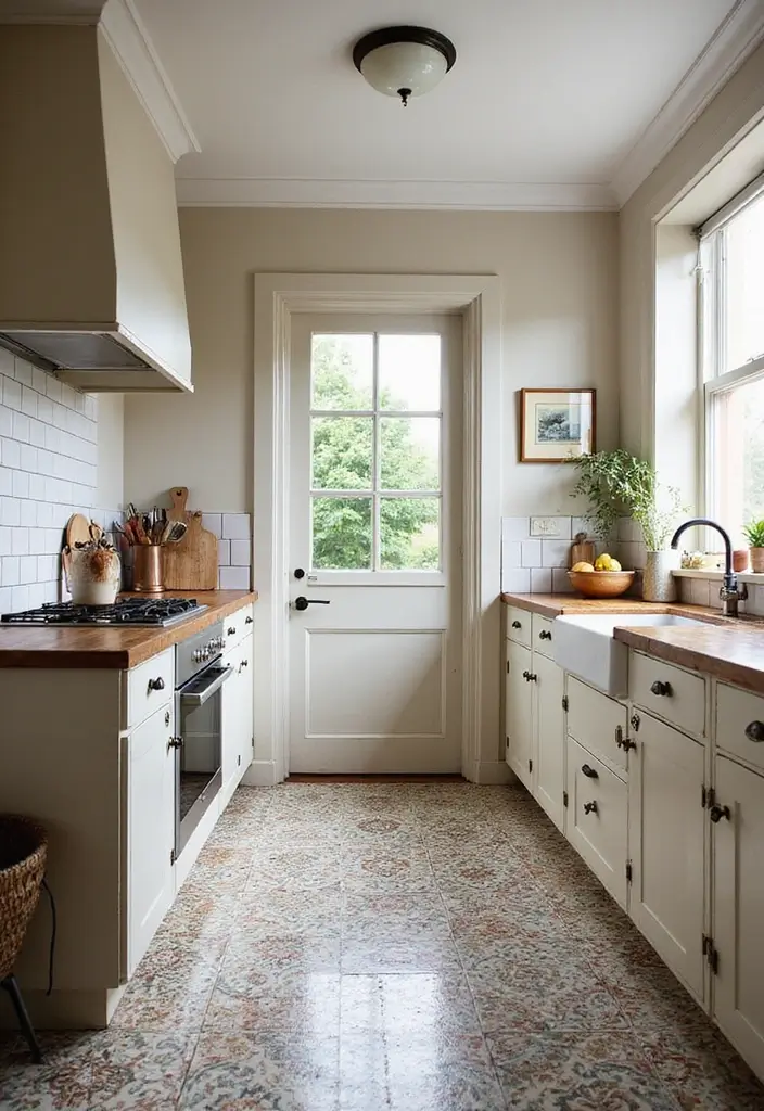 29 Scandinavian Flooring Ideas That Elevate Every Room 22 29 Scandinavian Flooring Ideas That Elevate Every Room - 22. Vintage Tile Flooring