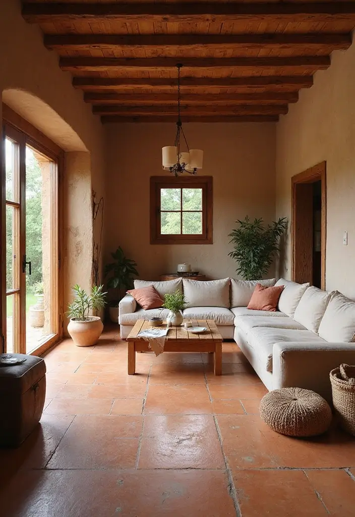 29 Scandinavian Flooring Ideas That Elevate Every Room 23 29 Scandinavian Flooring Ideas That Elevate Every Room - 23. Warm Terracotta Flooring