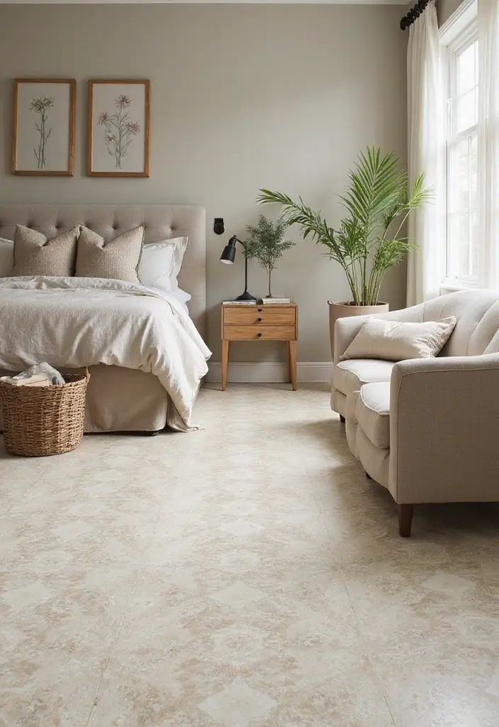 29 Scandinavian Flooring Ideas That Elevate Every Room 27 29 Scandinavian Flooring Ideas That Elevate Every Room - 27. Subtle Nature-Inspired Patterns