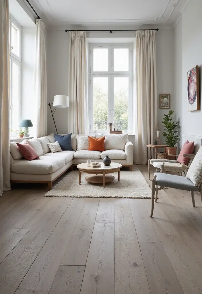 29 Scandinavian Flooring Ideas That Elevate Every Room 4 29 Scandinavian Flooring Ideas That Elevate Every Room - 4. Classic Grey Oak