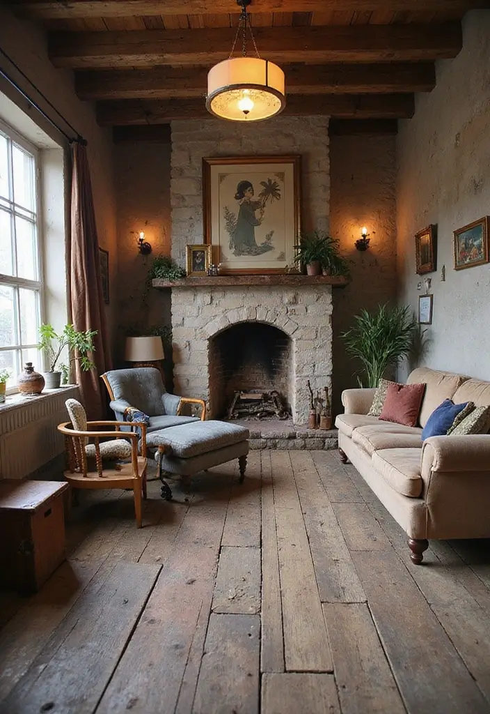 29 Scandinavian Flooring Ideas That Elevate Every Room 9 29 Scandinavian Flooring Ideas That Elevate Every Room - 9. Reclaimed Wood Flooring