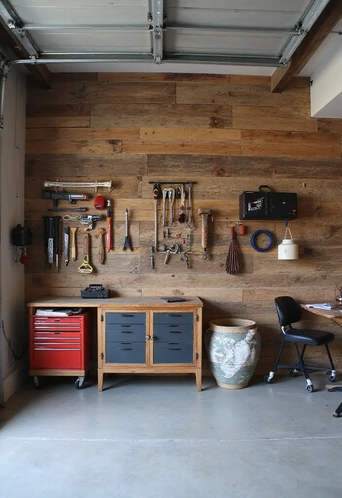 29 Scandinavian Garage Designs That Balance Function and Style 12 29 Scandinavian Garage Designs That Balance Function and Style - 12. Accent Walls: Adding Character with Texture