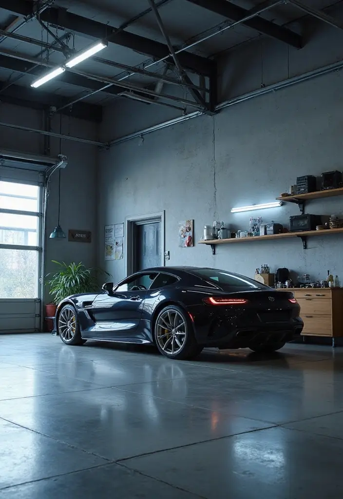 29 Scandinavian Garage Designs That Balance Function and Style 13 29 Scandinavian Garage Designs That Balance Function and Style - 13. Smart Tech: Integrating Technology for Ease