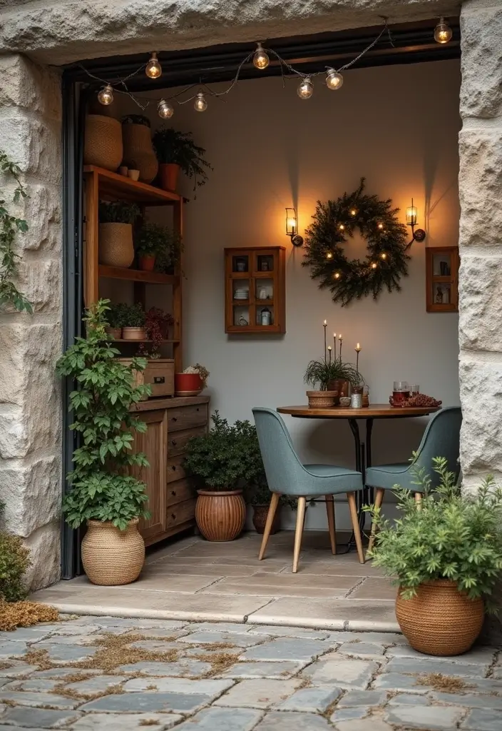 29 Scandinavian Garage Designs That Balance Function and Style 17 29 Scandinavian Garage Designs That Balance Function and Style - 17. Seasonal Decor: Celebrate the Changing Seasons