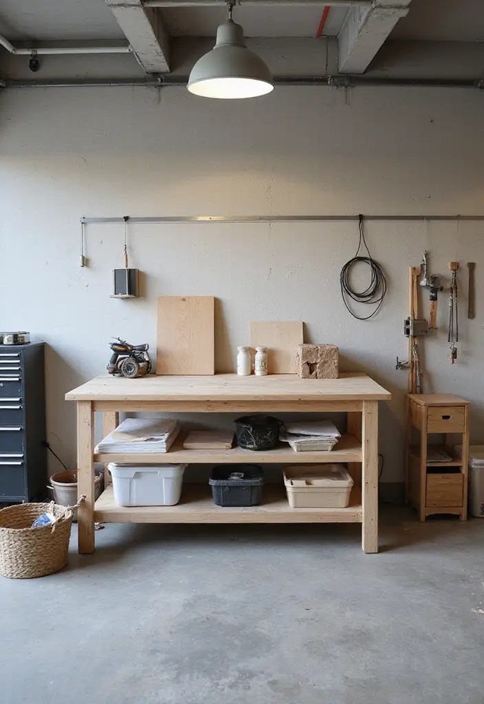 29 Scandinavian Garage Designs That Balance Function and Style 3 29 Scandinavian Garage Designs That Balance Function and Style - 3. Minimalist Workspaces: Where Productivity Meets Simplicity