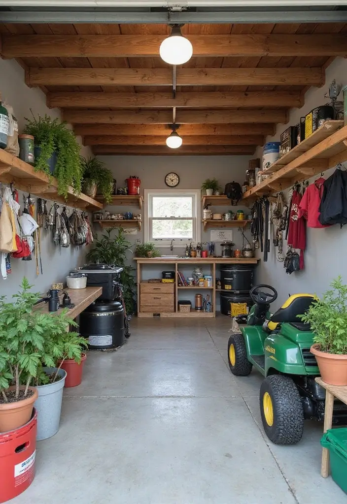29 Scandinavian Garage Designs That Balance Function and Style 5 29 Scandinavian Garage Designs That Balance Function and Style - 5. Smart Organization: The Power of Zoning