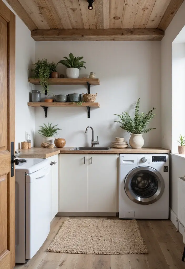 29 Scandinavian Laundry Room Designs for Simple Clean Living 9 29 Scandinavian Laundry Room Designs for Simple Clean Living - 9. Sustainable Choices