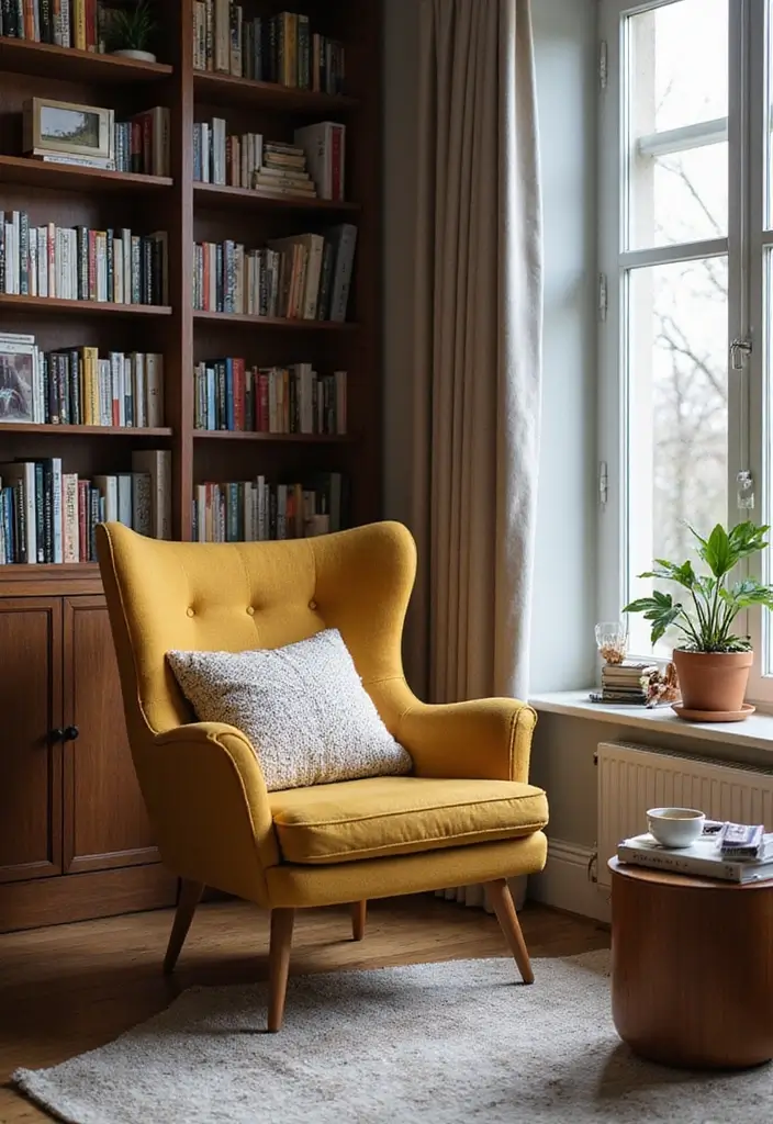 29 Scandinavian Library Design Ideas That Inspire Reading 16 29 Scandinavian Library Design Ideas That Inspire Reading - 16. Reading Chairs