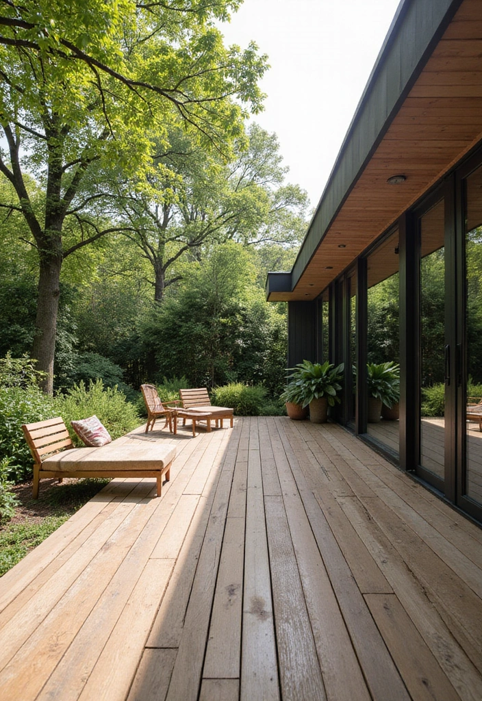 29 Scandinavian Patio Ideas for Outdoor Serenity 1 29 Scandinavian Patio Ideas for Outdoor Serenity - 1. Sleek Wooden Decks