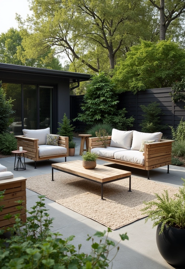 29 Scandinavian Patio Ideas for Outdoor Serenity 11 29 Scandinavian Patio Ideas for Outdoor Serenity - 11. Modular Furniture