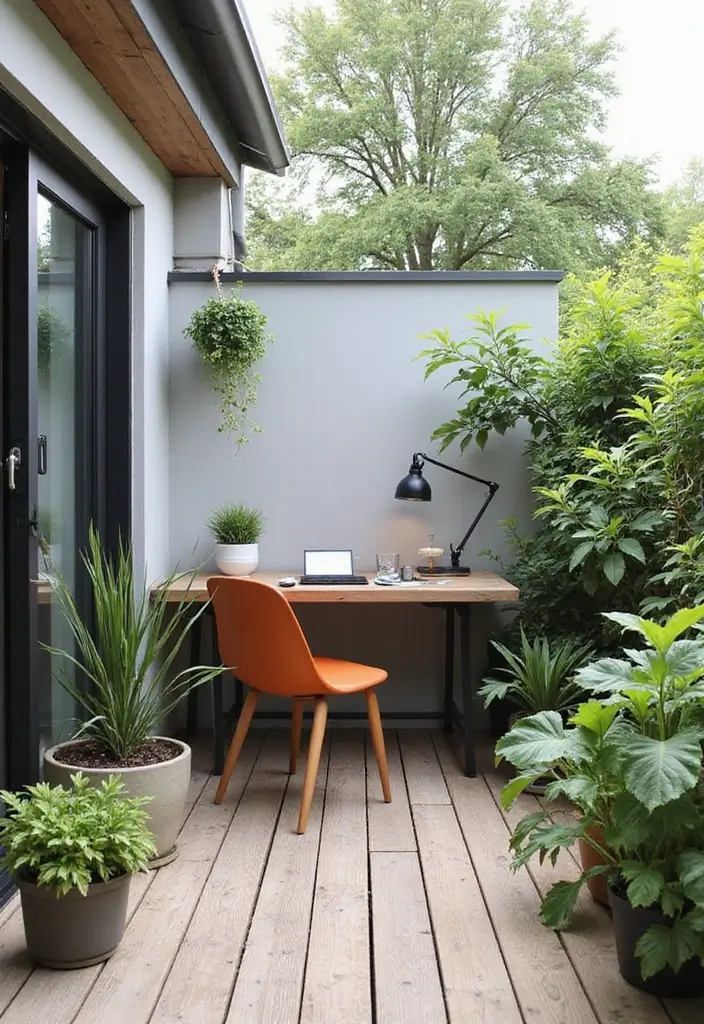 29 Scandinavian Patio Ideas for Outdoor Serenity 16 29 Scandinavian Patio Ideas for Outdoor Serenity - 16. Outdoor Workspaces