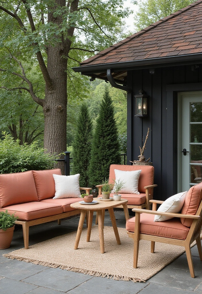 29 Scandinavian Patio Ideas for Outdoor Serenity 19 29 Scandinavian Patio Ideas for Outdoor Serenity - 19. Earthy Color Palettes