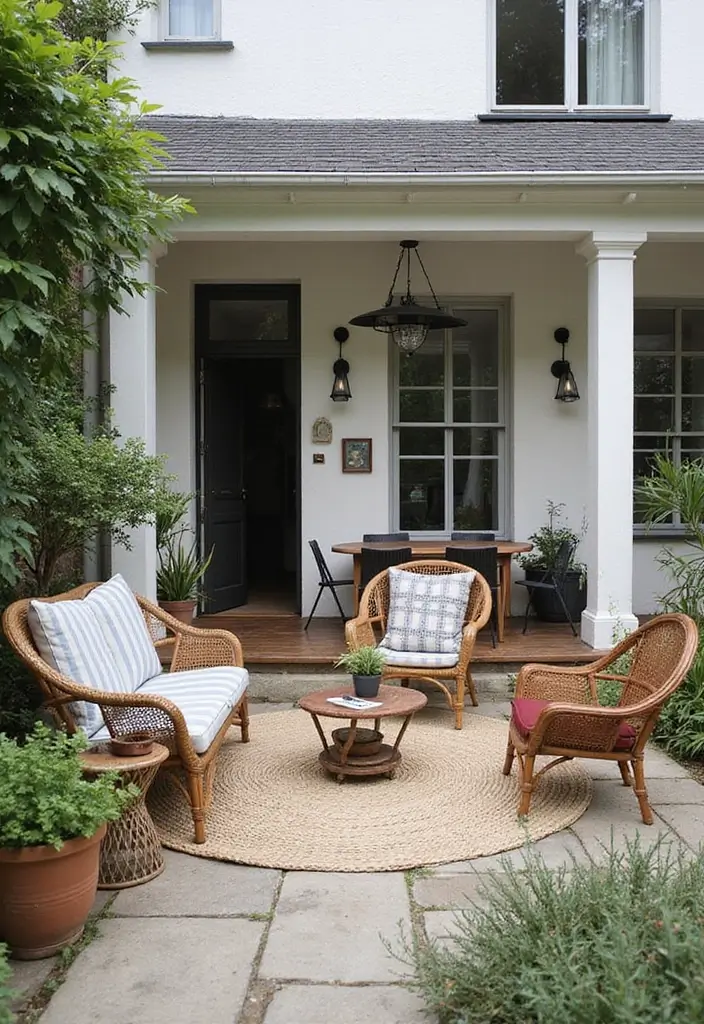 29 Scandinavian Patio Ideas for Outdoor Serenity 29 29 Scandinavian Patio Ideas for Outdoor Serenity - 29. Vintage Accents