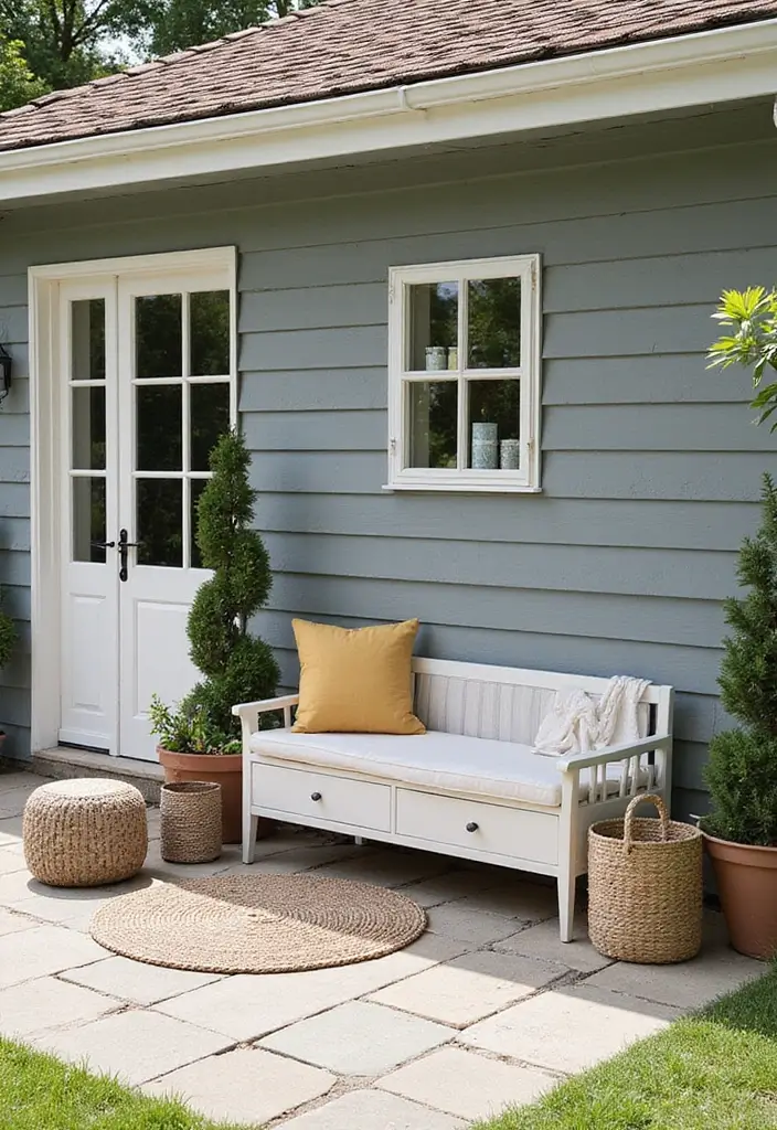 29 Scandinavian Patio Ideas for Outdoor Serenity 5 29 Scandinavian Patio Ideas for Outdoor Serenity - 5. Functional Storage Solutions