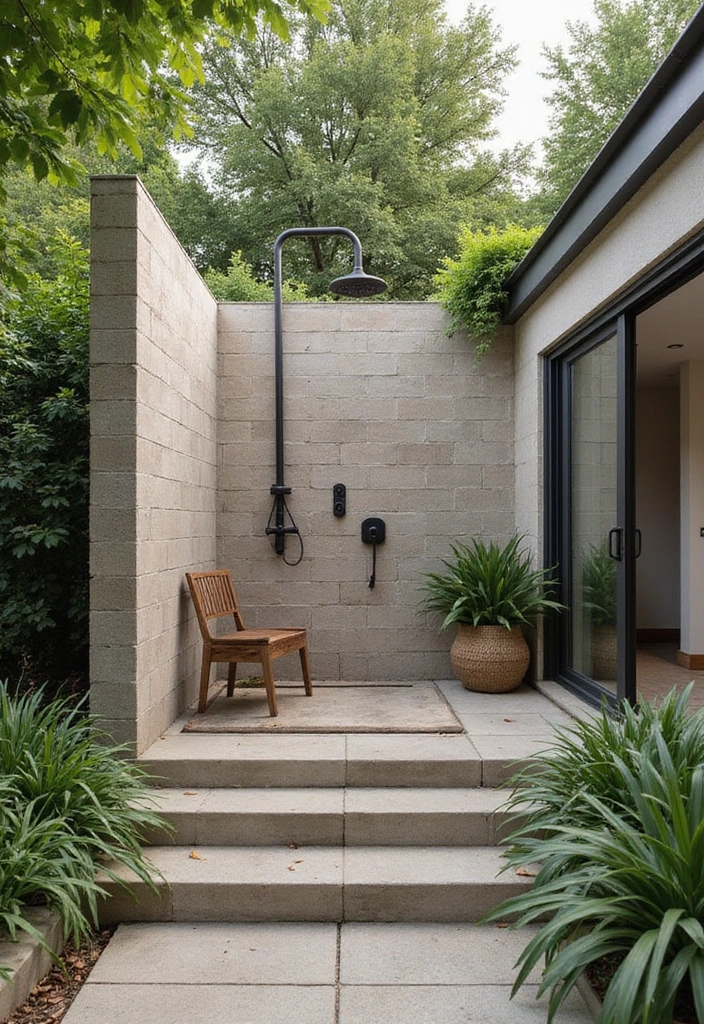 29 Scandinavian Patio Ideas for Outdoor Serenity 9 29 Scandinavian Patio Ideas for Outdoor Serenity - 9. Outdoor Showers