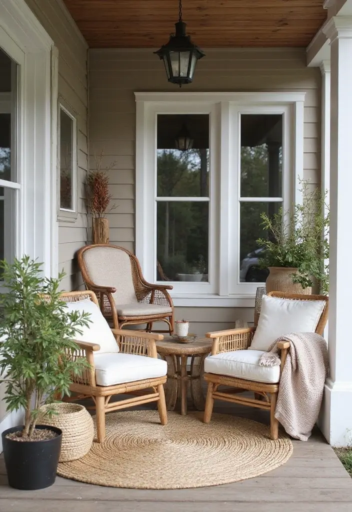 29 Scandinavian Porch Ideas That Blend Indoor and Outdoor Living 15 29 Scandinavian Porch Ideas That Blend Indoor and Outdoor Living - 15. Incorporating Textures
