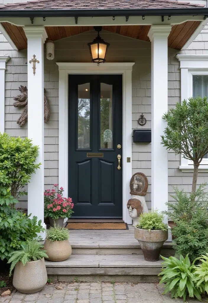 29 Scandinavian Porch Ideas That Blend Indoor and Outdoor Living 21 29 Scandinavian Porch Ideas That Blend Indoor and Outdoor Living - 21. Outdoor Art Displays