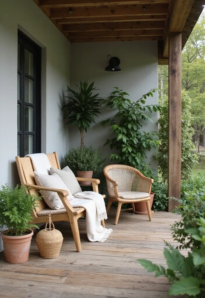 29 Scandinavian Porch Ideas That Blend Indoor and Outdoor Living 5 29 Scandinavian Porch Ideas That Blend Indoor and Outdoor Living - 5. Eco-Friendly Materials