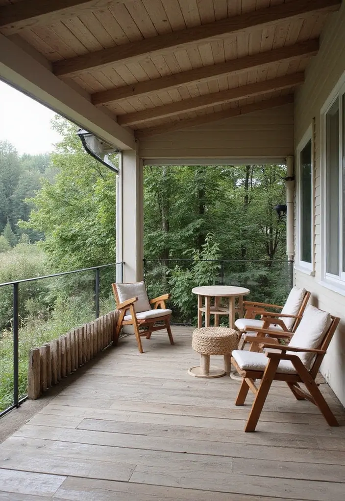 29 Scandinavian Porch Ideas That Blend Indoor and Outdoor Living 9 29 Scandinavian Porch Ideas That Blend Indoor and Outdoor Living - 9. Flexible Furniture for Adaptability