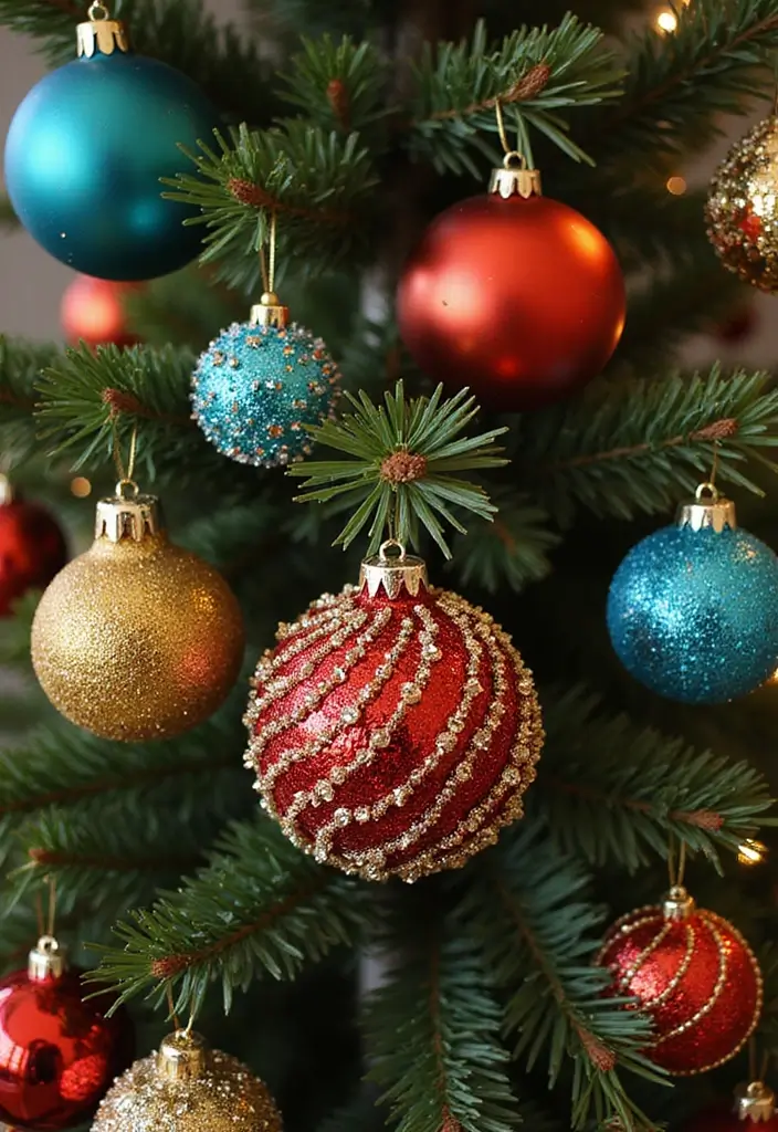 30+ DIY Scandinavian Christmas Decorations for Holiday Magic 10 30+ DIY Scandinavian Christmas Decorations for Holiday Magic - 10. Simple Beaded Tree Ornaments