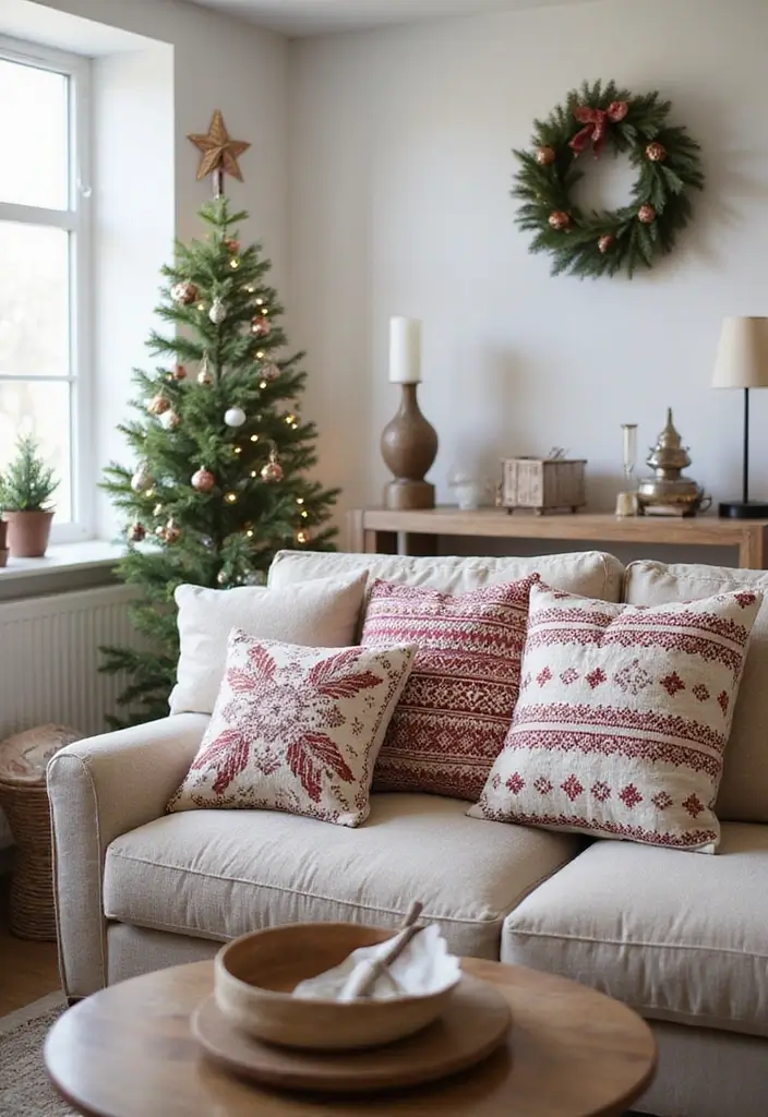 30+ DIY Scandinavian Christmas Decorations for Holiday Magic 13 30+ DIY Scandinavian Christmas Decorations for Holiday Magic - 13. Scandinavian Inspired Pillow Covers