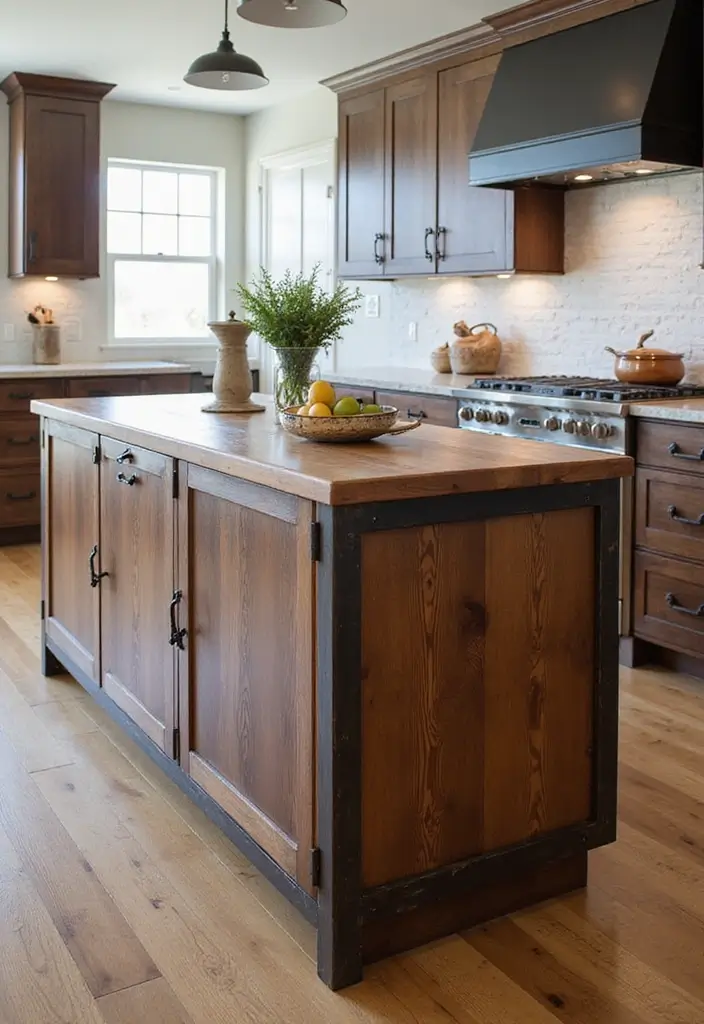 30+ Kitchen Island Scandinavian Designs You’ll Love 13 30+ Kitchen Island Scandinavian Designs You’ll Love - 18. Luxe Wood Finishes