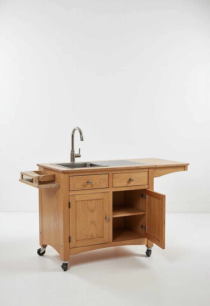 30+ Kitchen Island Scandinavian Designs You’ll Love 2 30+ Kitchen Island Scandinavian Designs You’ll Love - 2. Compact Multi-Functional Island