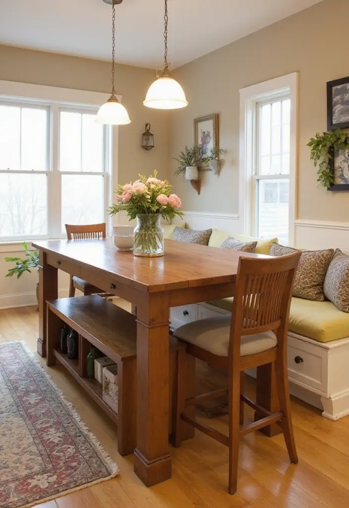 30+ Kitchen Island Scandinavian Designs You’ll Love 24 30+ Kitchen Island Scandinavian Designs You’ll Love - 29. Built-In Bench Seating