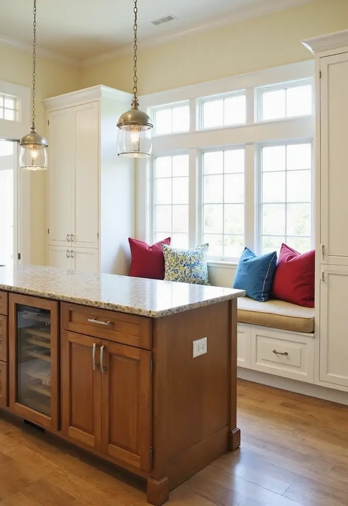 30+ Kitchen Island Scandinavian Designs You’ll Love 5 30+ Kitchen Island Scandinavian Designs You’ll Love - 5. Built-In Breakfast Nook