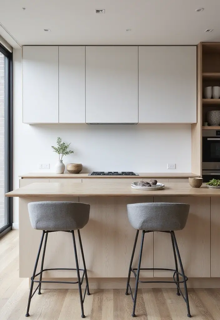 30+ Kitchen Island Scandinavian Designs You’ll Love 8 30+ Kitchen Island Scandinavian Designs You’ll Love - 9. Floating Island Design