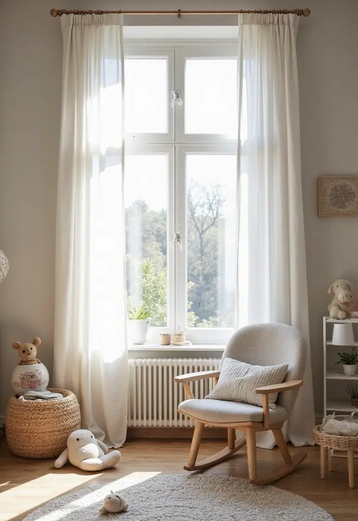 30+ Scandinavian Children’s Room Designs Full of Warmth 20 30+ Scandinavian Children’s Room Designs Full of Warmth - 20. Elegant Window Treatments