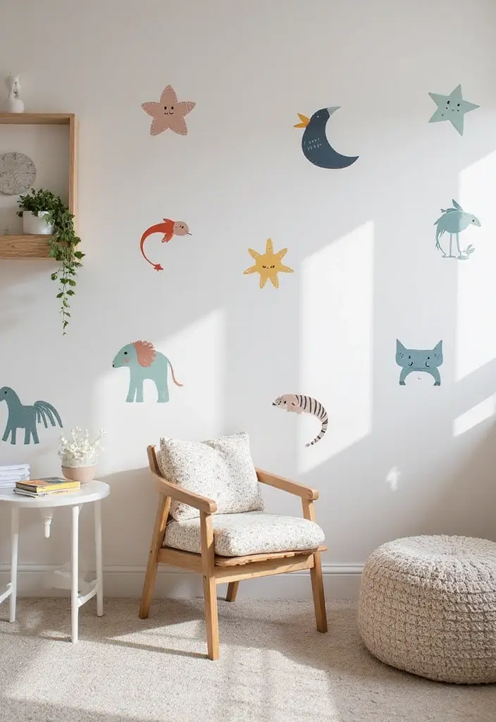30+ Scandinavian Children’s Room Designs Full of Warmth 28 30+ Scandinavian Children’s Room Designs Full of Warmth - 28. Child-Friendly Wall Treatments