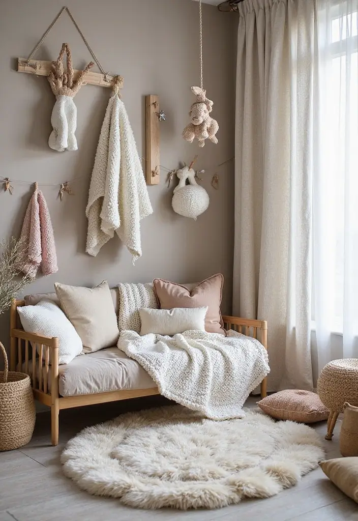 30+ Scandinavian Children’s Room Designs Full of Warmth 4 30+ Scandinavian Children’s Room Designs Full of Warmth - 4. Cozy Textiles