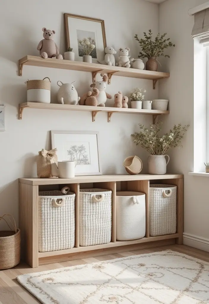 30+ Scandinavian Children’s Room Designs Full of Warmth 5 30+ Scandinavian Children’s Room Designs Full of Warmth - 5. Creative Storage Solutions