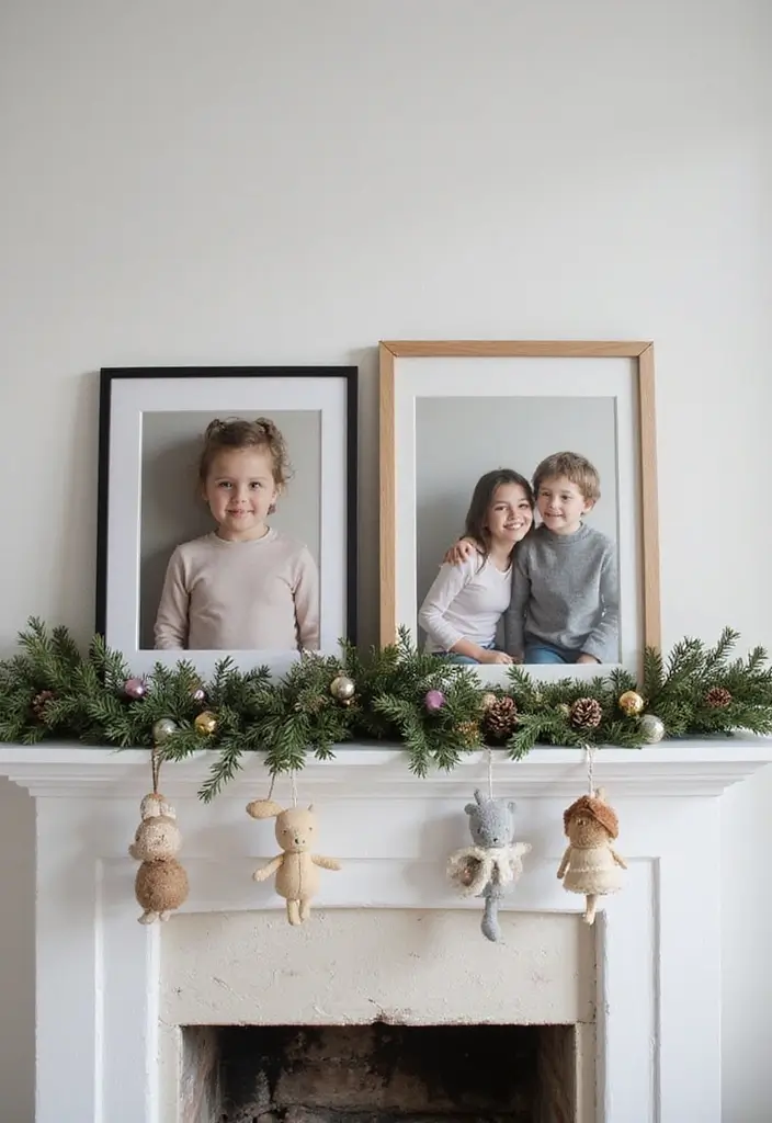 30+ Scandinavian Christmas Mantle Ideas That Feel Magical 9 30+ Scandinavian Christmas Mantle Ideas That Feel Magical - 9. Personalized Touches