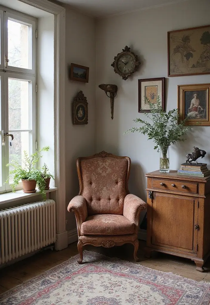 30+ Scandinavian Cottage Designs That Bring Nordic Charm 12 30+ Scandinavian Cottage Designs That Bring Nordic Charm - 12. Vintage Finds and Antiques