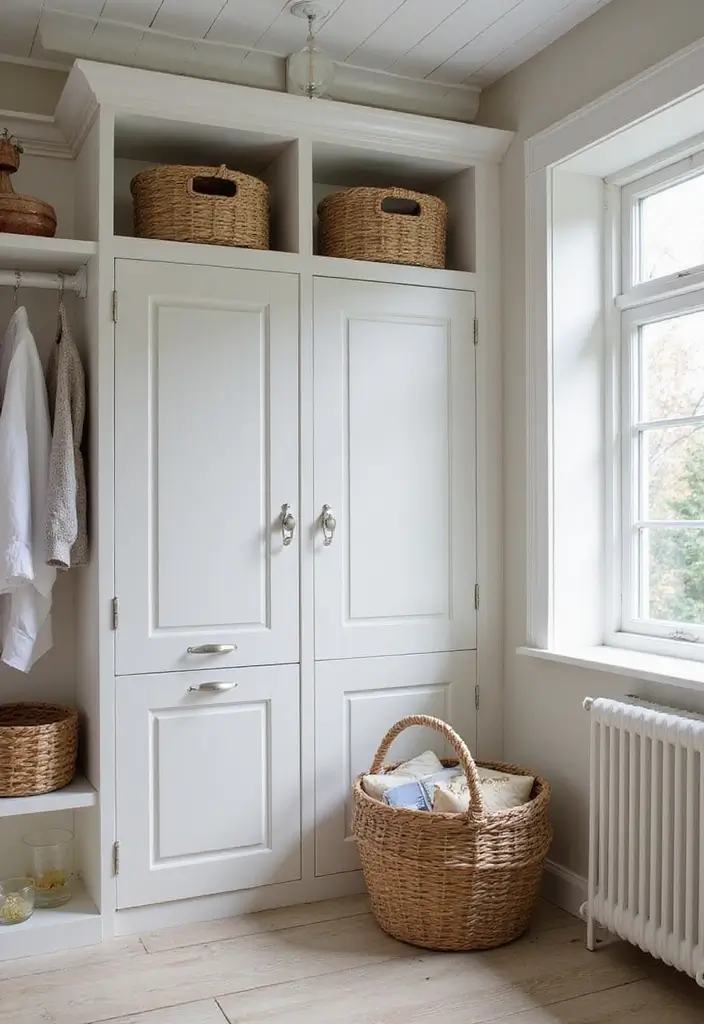 30+ Scandinavian Cottage Designs That Bring Nordic Charm 16 30+ Scandinavian Cottage Designs That Bring Nordic Charm - 16. Smart Storage Solutions