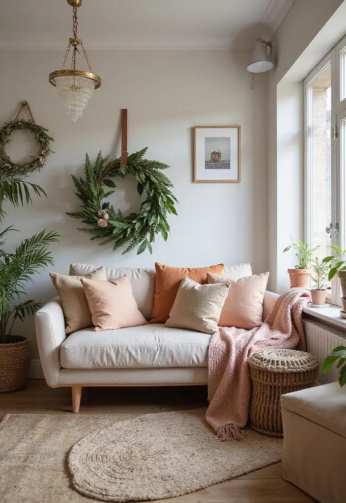 30+ Scandinavian Cottage Designs That Bring Nordic Charm 18 30+ Scandinavian Cottage Designs That Bring Nordic Charm - 18. Seasonal Decor Swaps